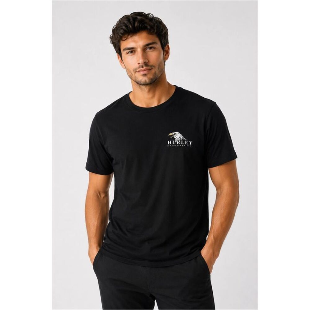 Hurley Mens American Bird Graphic T-Shirt, NWT